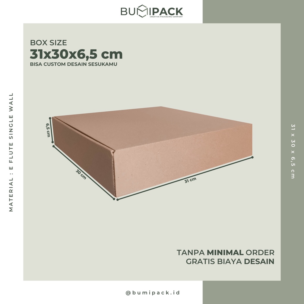 

Kardus packing box hampers kardus hampers dus packing box packing box packaging - Box 31x30x6,5 cm