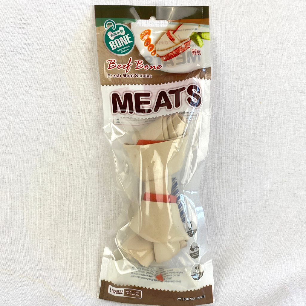 

ORGO Snack Anjing Dental MEATS Beef Flavor Knotted bone Large 1pc