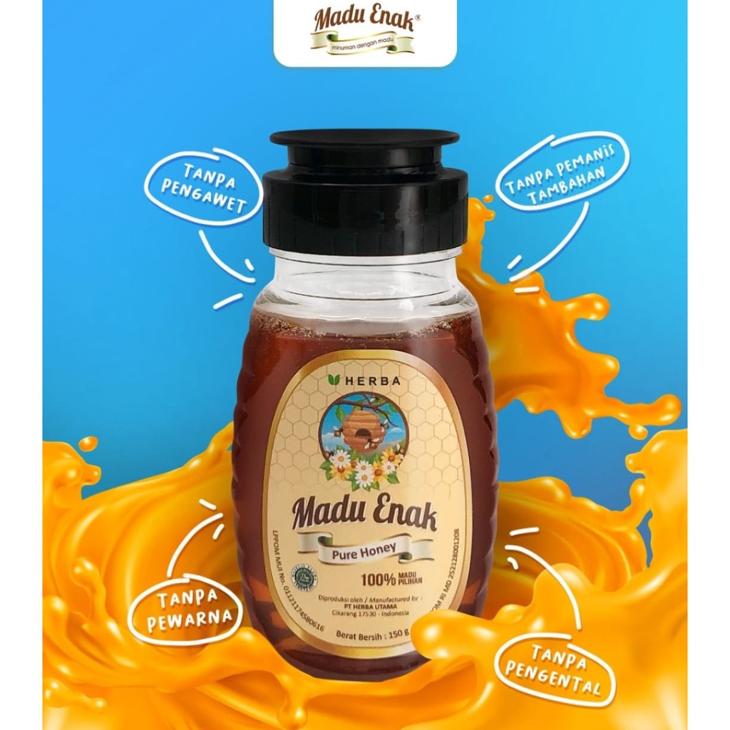 Madu Enak Pure Honey Pet 150gr