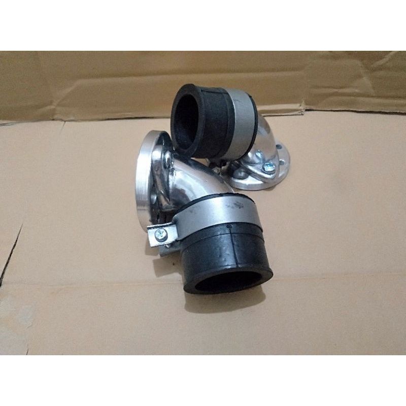 Manipul Intake Miring RX King 360 Derajat Intake Teflon Bebek&amp;Matic Karburator PE 28 PWK 28