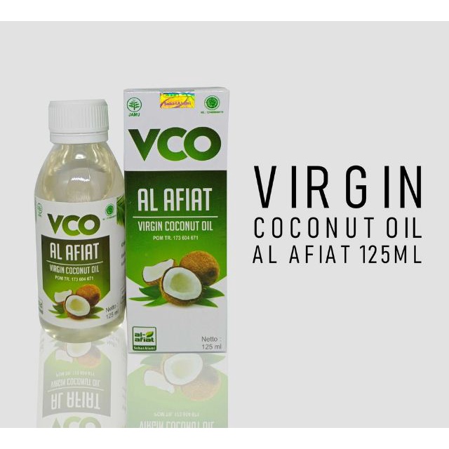 

VCO Al Afiat 125ml - Virgin Coconut Oil - Minyak Kelapa Murni