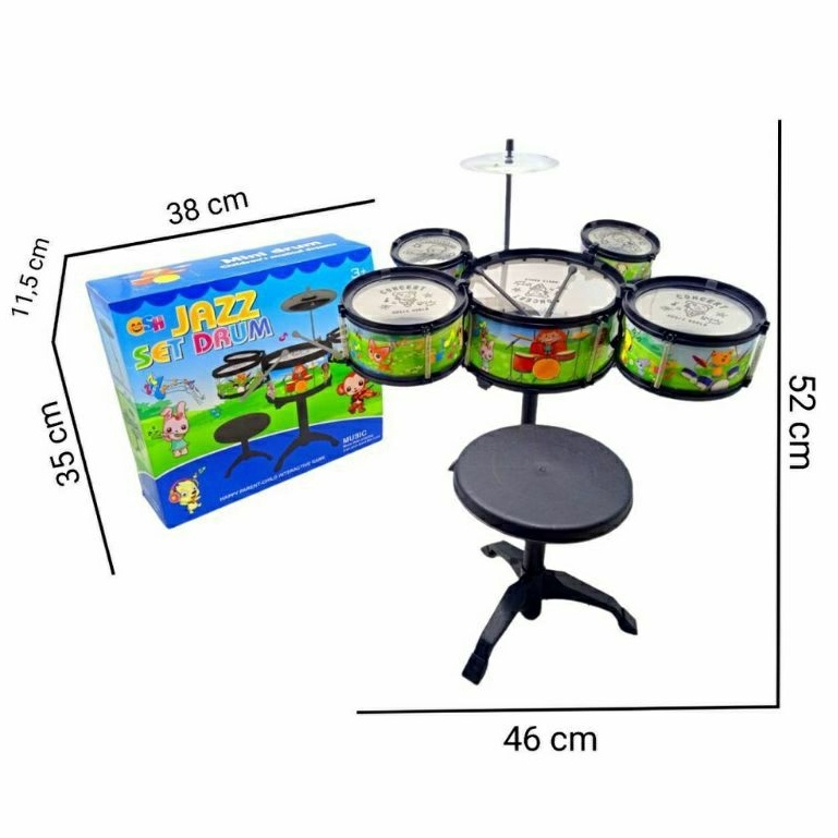Mainan Juzz Drum Ada Kursi SH 1235