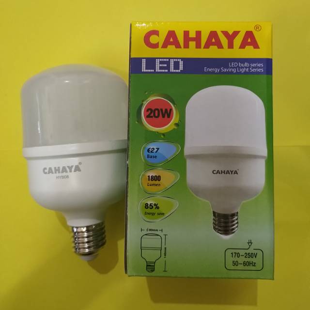 Lampu LED Buld 20Watt Cahaya Putih