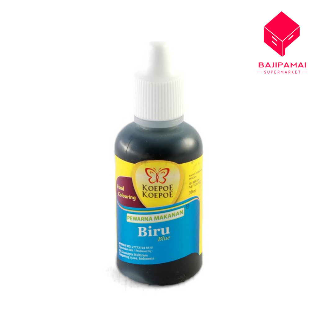 

KOEPOE FOOD COLORING BLUE/BIRU 30ML
