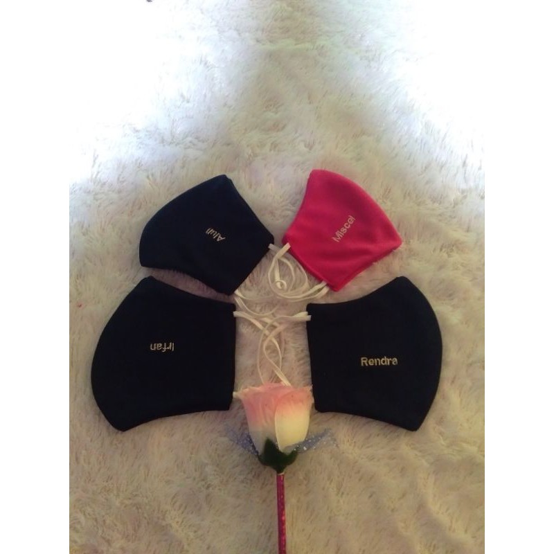 

masker nama anak bordir