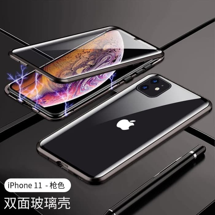 Iphone 11 / Pro / 11 Pro Max Magnetic Case Tempered Glass Back Cover