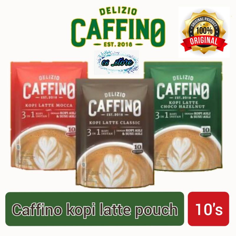 

Caffino Kopi Instan Latte 3in1 Pouch isi 10 sachet