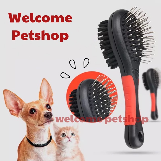 Sisir Anjing / Kucing Double Brush (Dua Sisi) / Sisir Anjing / Sisir Kucing