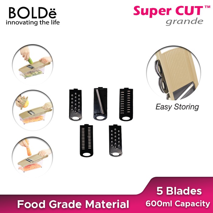 Super Cut Grande Bolde Alat Potong Pisau Masak Modern Potong Sayuran