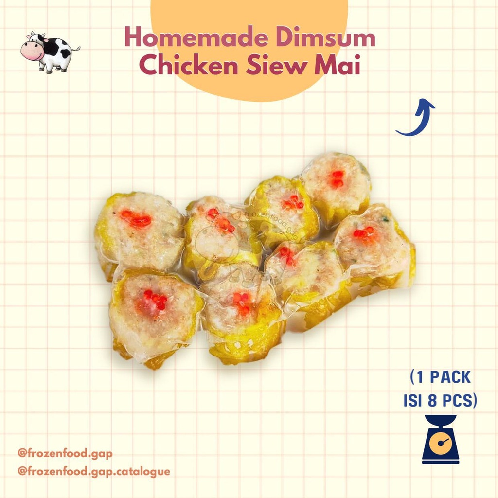 

HOMEMADE DIMSUM | CHICKEN SIEW MAI | FROZENFOOD.GAP