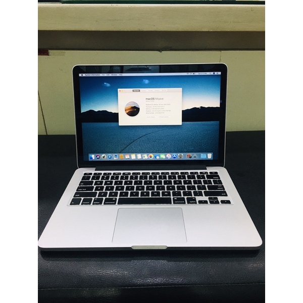 Second Macbook Pro Retina 13inch Late 2013 Silver Core i5 2.6GHz - Ram 8GB - SSD 256GB