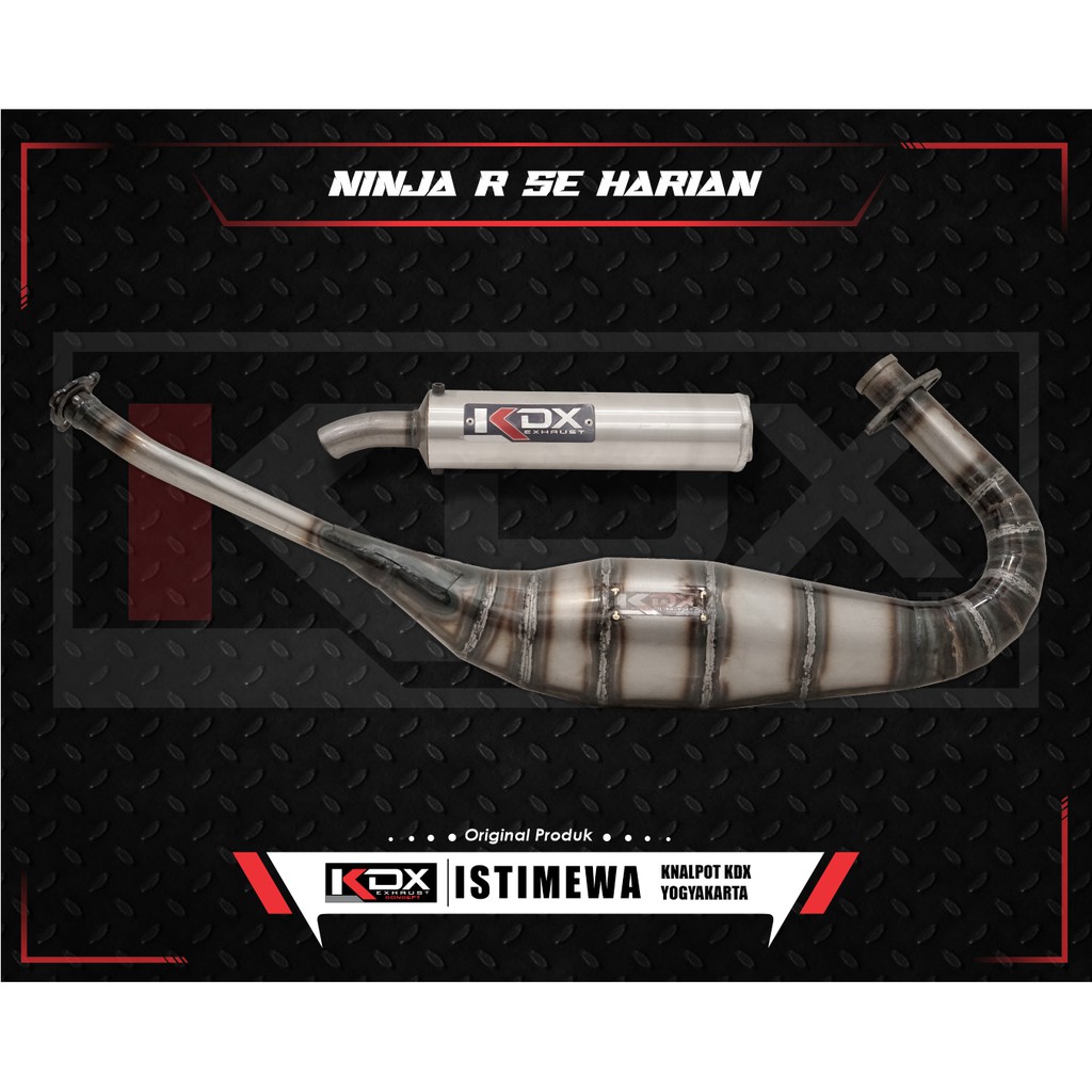 Knalpot KDX Ninja R Harian Special Edition ORIGINAL KDX YOGYAKARTA