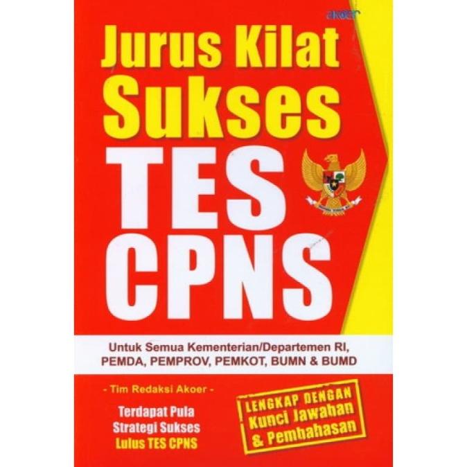 

cod Buku Jurus Kilat Sukses TES CPNS oleh Tim Redaksi Akoer laris