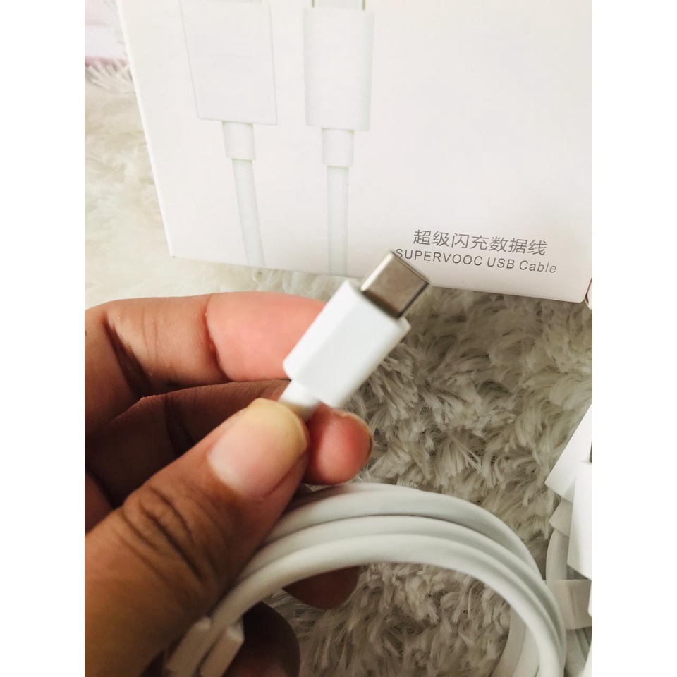 OPPO Kabel Data USB Fast Charging Cas Original Cable VOOC Type C