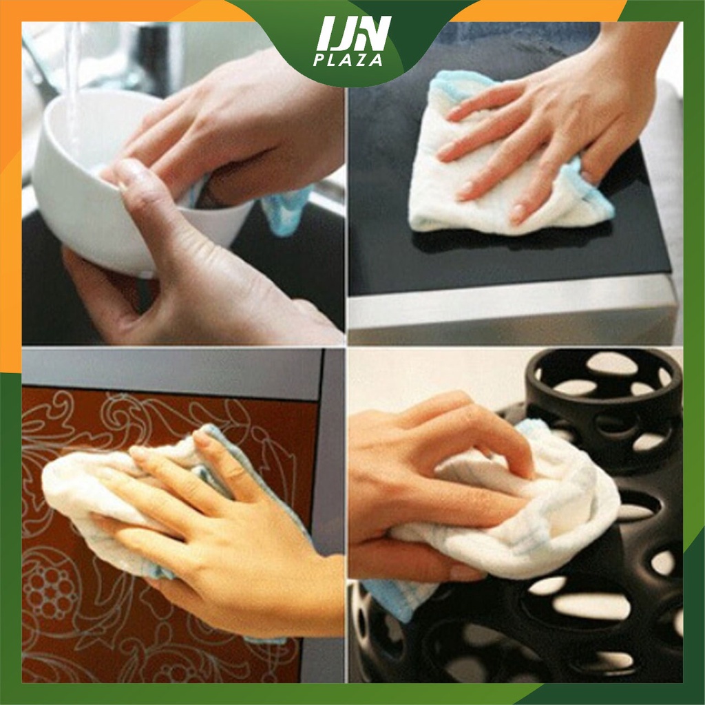 ❤ IJN ❤ KAIN LAP DAPUR ANTI MINYAK SUPER LEMBUT KAIN LAP PIRING GELAS BAHAN COTTON KAIN MEJA SERBAGUNA MURAH