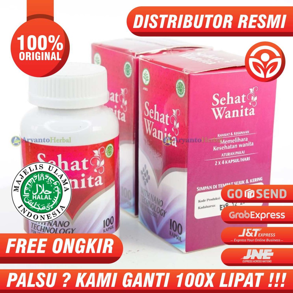 SEHAT WANITA - Meningkatkan Hormon estrogen 100% HERBAL BPOM HALAL