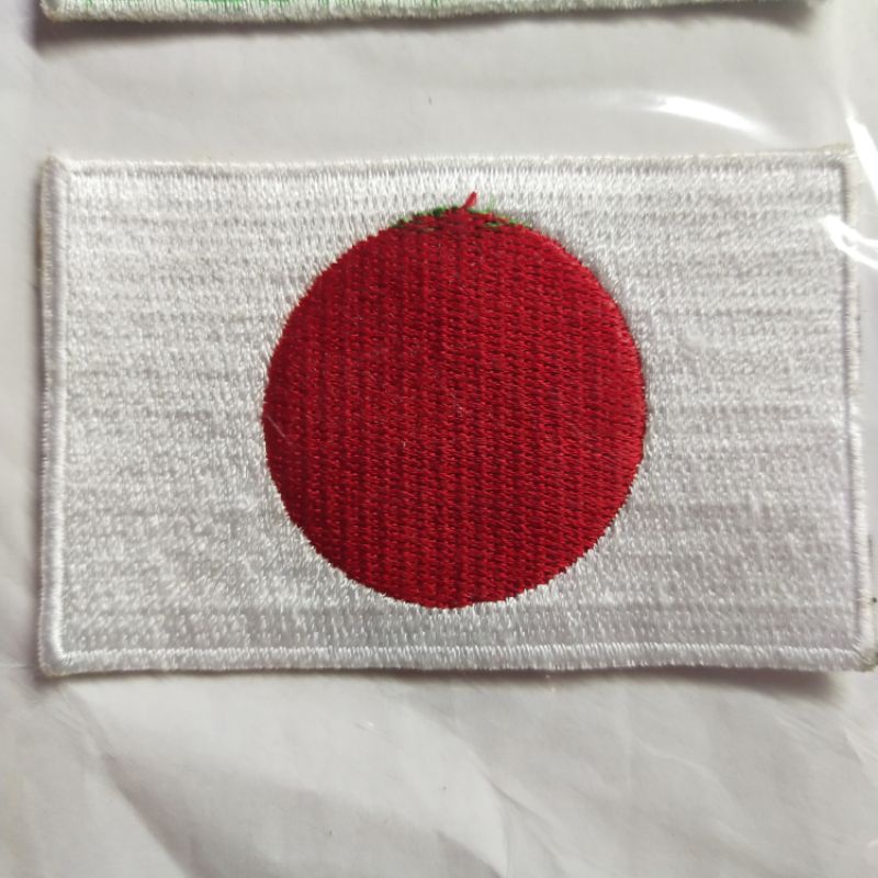emblem bordir patch bendera jepang