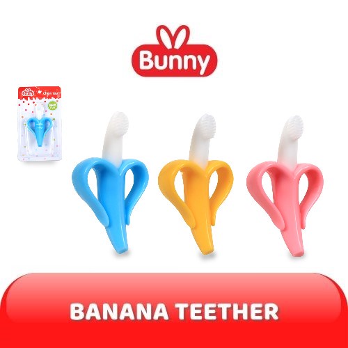 Lusty Bunny Banana Teether ADT-8120 - Gigitan Bayi