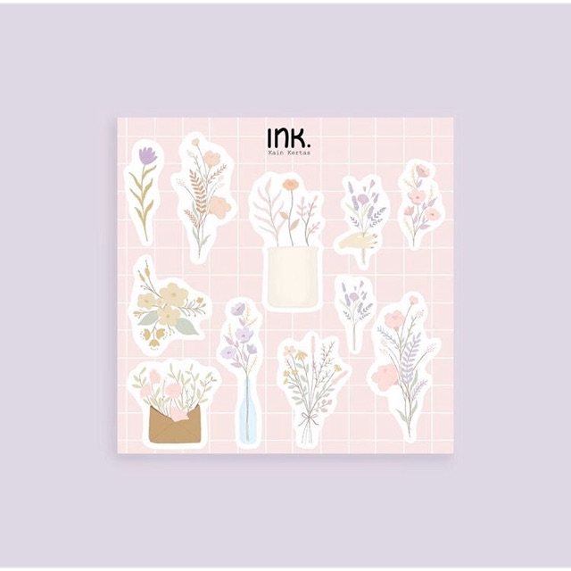 

Bunch Flower Sticker - Journal & Decor Stiker (NS-320-1003)