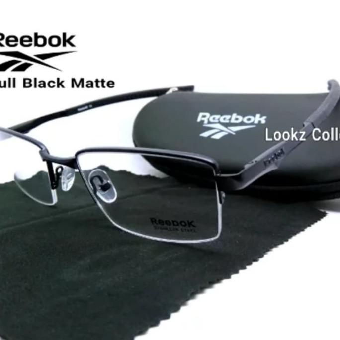 Kacamata Frame Pria Wanita Reebok 80368-C1 Titanium Half Sporty Termurah