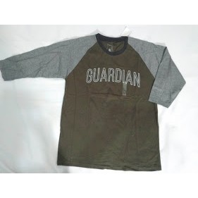 Kaos raglan Army Guardian Polos Lengan Panjang Tzone Original