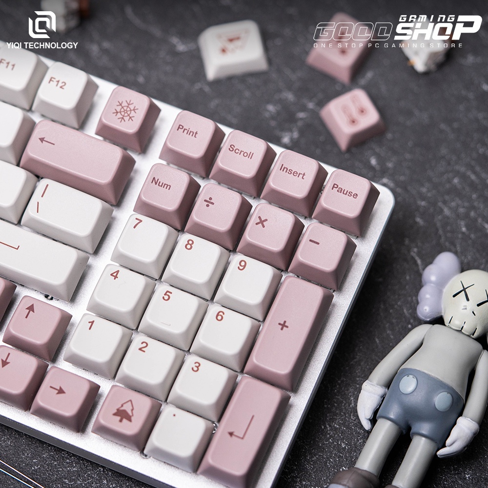 YIQI Keycaps Breathing in winter PBT Dye Sub XDA Profile