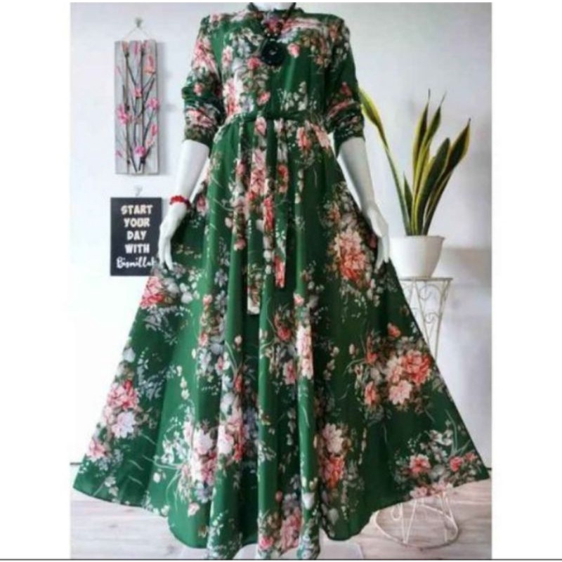 gamis bunga sakura wolfis