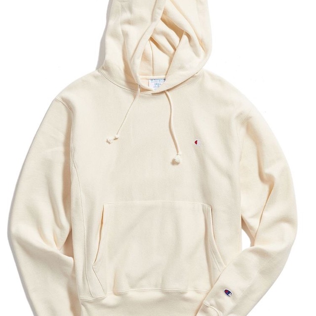 champion cream hoodie