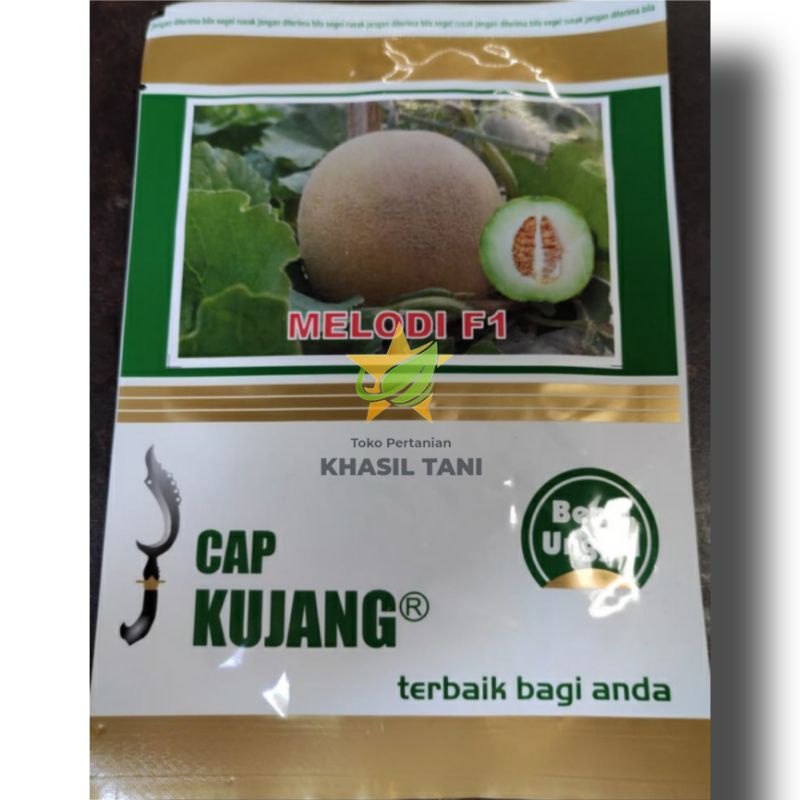 Bibit Benih Melon MELODI F1 Isi Bersih ±500 Biji - Cap Kujang