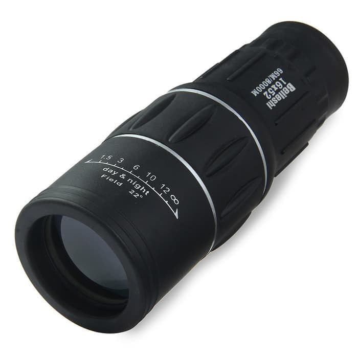 Hot Promo! TEROPONG BEILEISHI 16X52 BLACK MONOCULAR FOCUS TELESCOP WATERPROOF Baru!