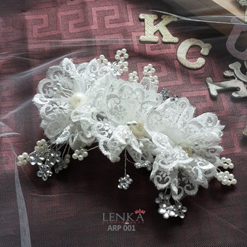 [PRODUK FAVORITE] HEADPIECE PENGANTIN WEDDING AKSESORIS RAMBUT SANGGUL ARP001