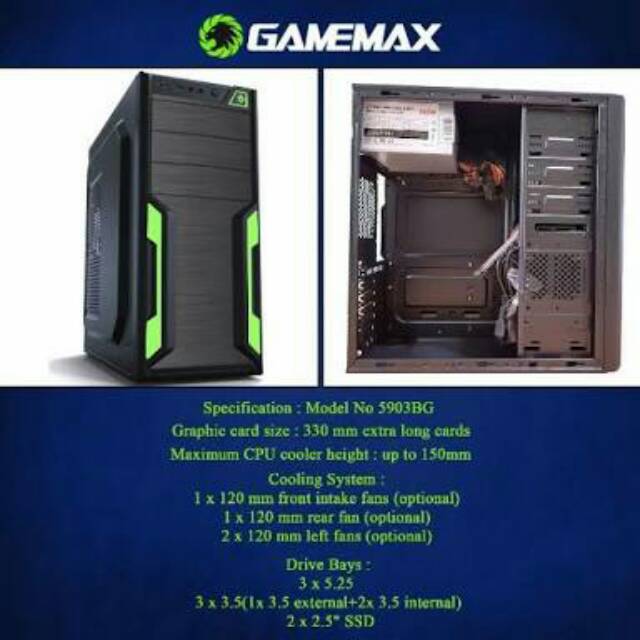 cpu rakitan intel core i3 550 ram 2 gb browsing new waranty 1 tahun