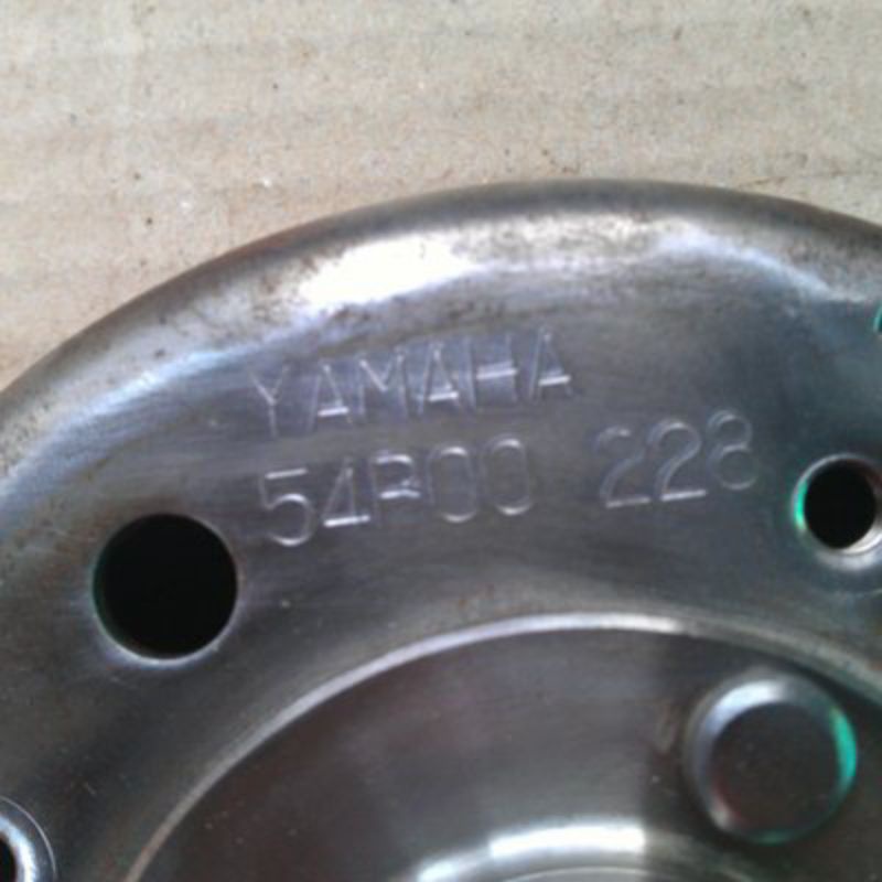 Magnet mio j . original . flywheel rotor