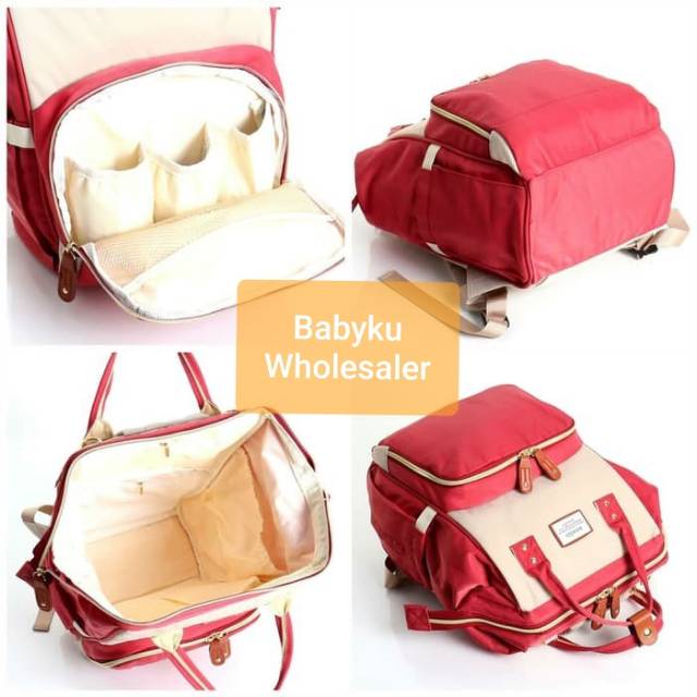 Diaper bag usb / Tas perlengkapan bayi free usb port