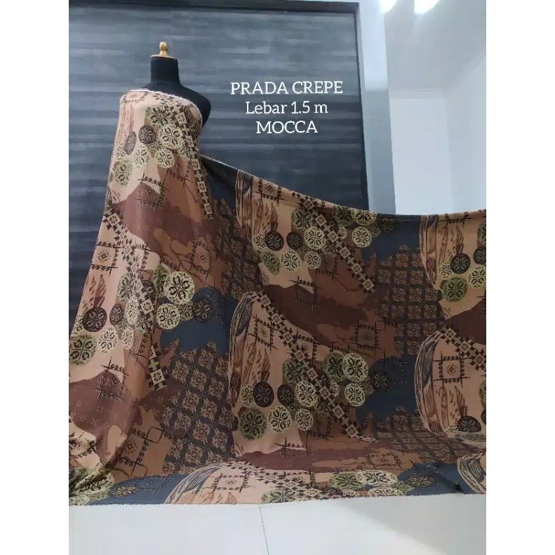 Bahan kain PRADA CREPE Kualitas Premium