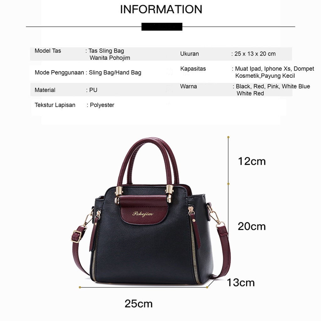 Tas Wanita Selempang Import Tas Bahu Sling Bag Wanita Pesta