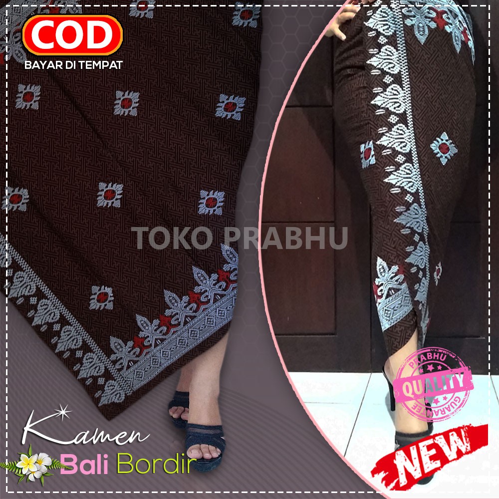 Kain Bali Kamen Lembaran Saput Udeng Bali Kamen Songket Bordir Bawahan Kebaya Songket Bali Murah COD