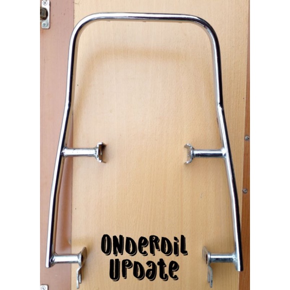 Begel behel pegangan jok belakang motor honda supra x supra fit lama old chrome