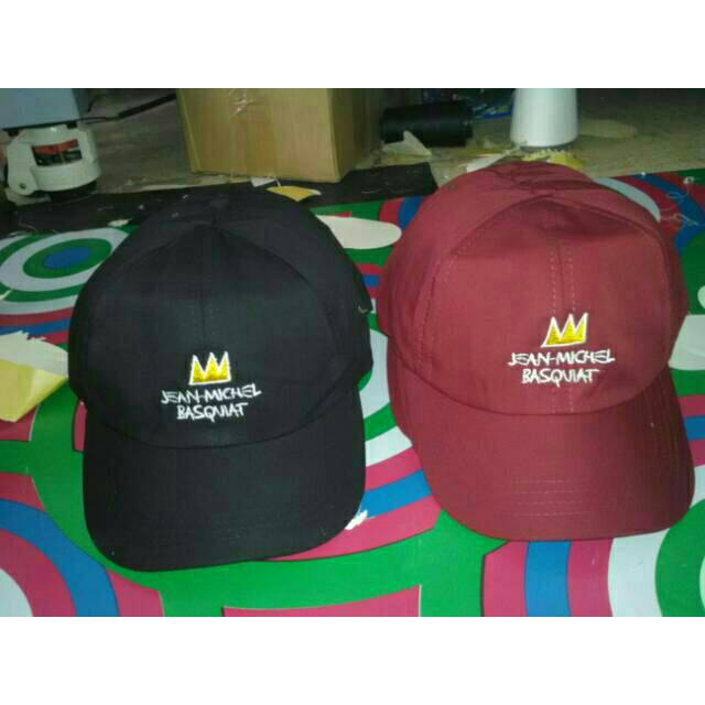Warna lengkap Baseball cap JMB / jean michel basquait premium