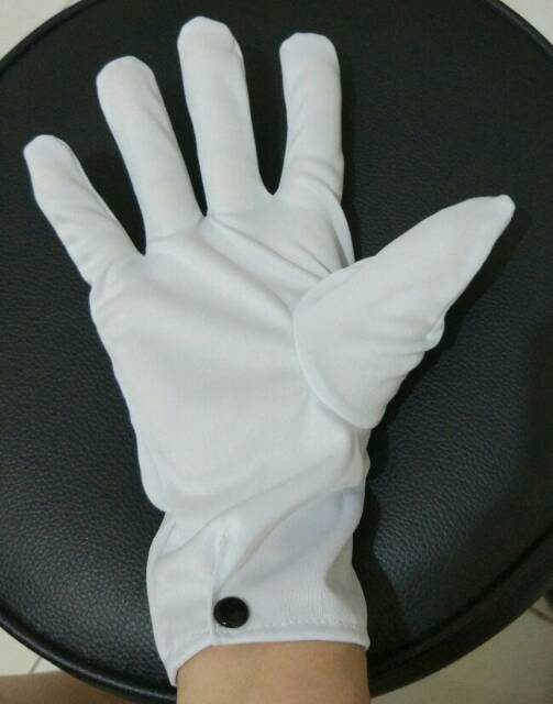 Sarung tangan pesta pria Sarung tangan paskibraka/ pengantin priaSarung tangan mempelai pria