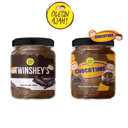 

Promo OlesinAjah Selai Twinshey's 200Gr + ChocoTime 200Gr