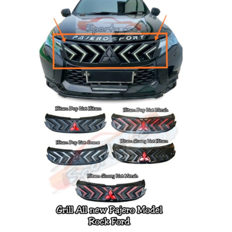 Grill new pajero 2016 - 2019 model RockFord
