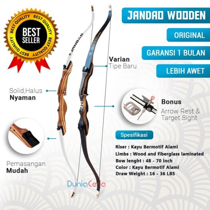 Busur Panah Busur Panah Import Jandao Songzu Sanlida Wooden Recurve Bow