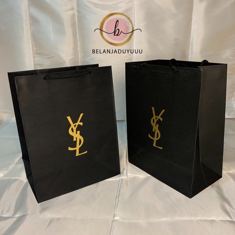 Paper Bag YSL /  Paperbag Branded / Shopping Bag Branded Termurah  (Ready Stock Jakarta )