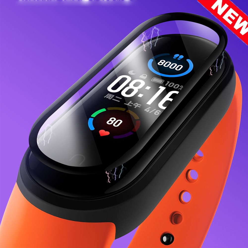 Xiaomi Mi Band 4 5 3D Film Pelindung Layar Gelang Pintar Penutup Pelindung Layar Miband Aks