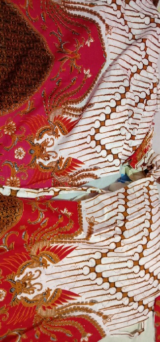 Batik Couple Keluarga Sania Ruffle Ori Ndoro Jowi Dnt Motif Songket Putih Terkomplit Termurah