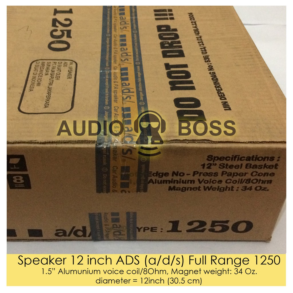 speaker ads 12 inch full range
