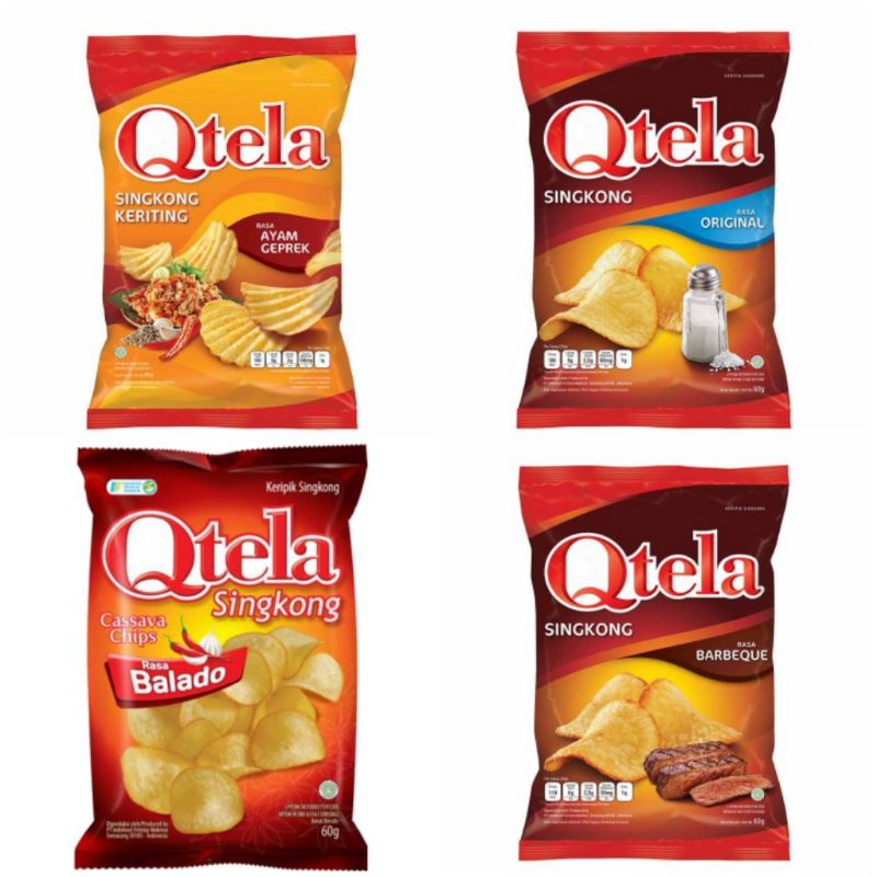 

Qtela Keripik Singkong 60gr tempe