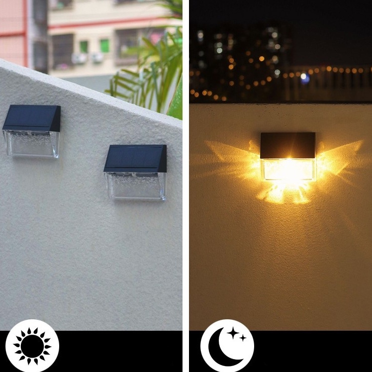 Lampu Dinding Led Tenaga Surya Untuk Keamanan Rumah / Tangga / Pintu / Taman