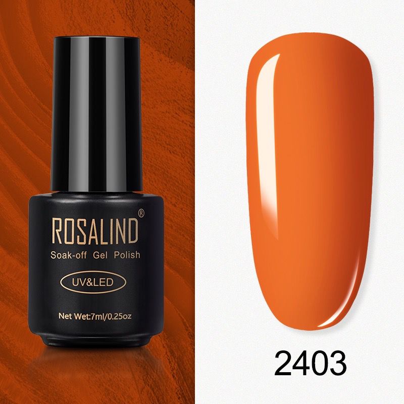 Rosalind ORANGE SERIES Gel Nail Polish UV LED / Kutek / Cat Kuku